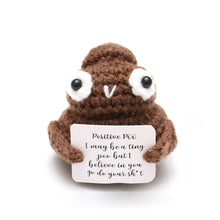Load image into Gallery viewer, New Positive Energy Poop Woolen Knitted Doll Mini Handmade Plush Toy Home Desk Decoration Gift For Children