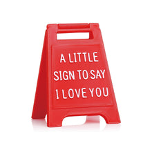 Load image into Gallery viewer, A Little Sign To Say I Love You Decoration Craft Desk Decoration Room Ornament Valentine's Day Creative Gift