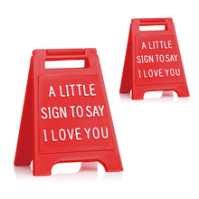 Load image into Gallery viewer, A Little Sign To Say I Love You Decoration Craft Desk Decoration Room Ornament Valentine's Day Creative Gift