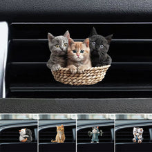 Load image into Gallery viewer, Car Air Freshener Diffuser Cat Car Air Outlet Perfume Clips Air Outlet Aroma Diffuser Ventilation Clip Car Interior Decoration