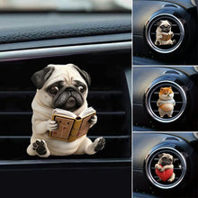Load image into Gallery viewer, Car Dog Air Freshener Diffuser Outlet Vent Perfume Clips Air Outlet Aroma Diffuser Ventilation Clip Car Interior Decoration