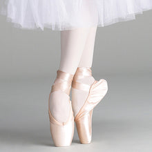 Load image into Gallery viewer, 1Pair Professional Girls Ladies Ballet Pointe Shoes Satin Ribbon Ballet Shoes Performance Shoes Practice Dance Shoes