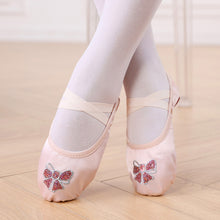 Load image into Gallery viewer, Kids Satin Elastic Ballet Dance Shoes Soft Comfortable Breathable Dance Shoes Girls Female Ballet Soft Dance Shoes