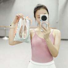 Load image into Gallery viewer, Stain Double Drawstring Children's Ballet Shoes Storage Bag Mobile Phone Dance Supplies Storage Bag Gift Bag