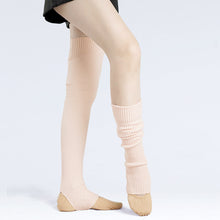Load image into Gallery viewer, Girls Women Dance Leg Warmers Knitted Ballet Leg Warmers Warm Ballet Socks for Dancing Daily Wear Gym Fitness Dance Accessory