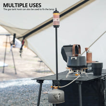 Load image into Gallery viewer, Multi-purpose Outdoor Hang Gas Canister Hook Gas Tank Hook With Hanging Plate Bottle Opener Camping Table Gas Stove Tank Hook