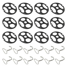 Load image into Gallery viewer, 24pcs Car Seat Cover Plum Plate Metal Hooks Kit Plastic Car Seat Covers Chuck Metal Hooks Locking Clip For Car Seat