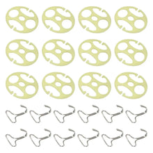 Load image into Gallery viewer, 24pcs Car Seat Cover Plum Plate Metal Hooks Kit Plastic Car Seat Covers Chuck Metal Hooks Locking Clip For Car Seat