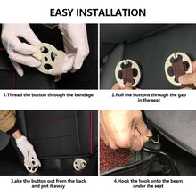 Load image into Gallery viewer, 24pcs Car Seat Cover Plum Plate Metal Hooks Kit Plastic Car Seat Covers Chuck Metal Hooks Locking Clip For Car Seat