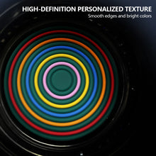Load image into Gallery viewer, Car Interior PVC Cup Coasters Non-Slip Rainbow Car Drink Coaster Car Cup Holder Insert Cupholder Coaster Auto Decor Water Bottle Holder Pad