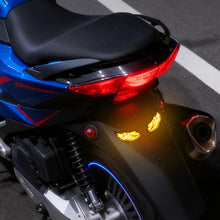 Load image into Gallery viewer, Motorcycle Auto LED DRL Daytime Running Lights Angel's Wings Backup Lamp Automobiles Reversing Parking Turn Signal Lamp