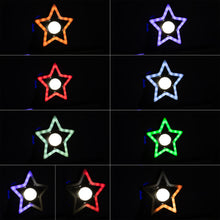Load image into Gallery viewer, Motorcycle Star Shaped Headlight Spot Light Flashing Light RGB Lamp For Scooter Lighting Motorcycles ATVs UTVs Lighting
