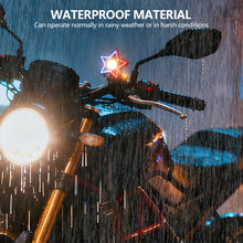 Load image into Gallery viewer, Motorcycle Star Shaped Headlight Spot Light Flashing Light RGB Lamp For Scooter Lighting Motorcycles ATVs UTVs Lighting