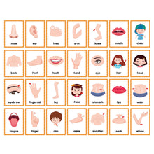 Load image into Gallery viewer, Interactive Double Side Montessori English Vocabulary Flashcards Kids Early Education Kindergarten Teacher Teaching Aids Classroom Supplies