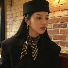 Load image into Gallery viewer, Autumn Winter Womens Wool Felt Beret Hard Top Pillbox Hat Retro Vintage Trendy For Party Wedding Formal