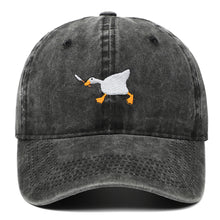 Load image into Gallery viewer, Goose Embroidery Baseball Cap Unisex Adjustable Solid Color Casual Fashion Trucker Couple Tide Caps