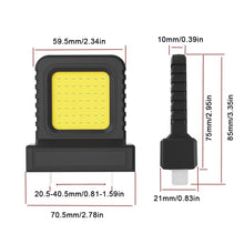 Load image into Gallery viewer, 20-21V LED Work Light with COB Flood Beam Battery Interface for Power Tools High Brightness Powered Lamp