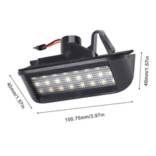 Load image into Gallery viewer, Car LED License Plate Light Replacement Number Plate Lamp Canbus Error-Free Bulbs for Peugeot Citroen Toyota Fiat Opel