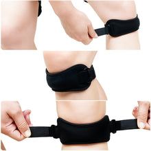 Load image into Gallery viewer, Sports Knee Support with Compression & Patellar Strap Shock Absorption Breathable for Running Basketball Outdoor Exercise Protection
