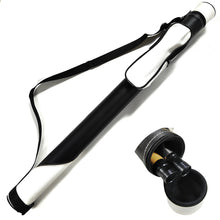 Load image into Gallery viewer, 1/2 Split Pool Cue Case Stain-Resistant Anti-Warping PU Leather Storage Tube with Adjustable Shoulder Strap Billiards Accessories
