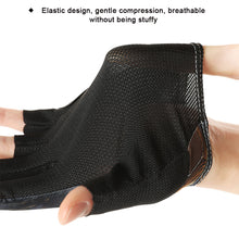 Load image into Gallery viewer, 1PC Professional Left Hand Billiards Glove High Elasticity Breathable Snooker Glove with Non-Slip Pad Hook and Loop Fastening (Pattern Design)
