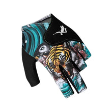 Load image into Gallery viewer, 1PC Professional Left Hand Billiards Glove High Elasticity Breathable Snooker Glove with Non-Slip Pad Hook and Loop Fastening (Pattern Design)