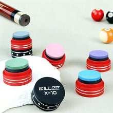 Load image into Gallery viewer, Professional Round Billiard Chalk with Storage Aluminum Case Cue Tip Scuffer Billiards Accessories