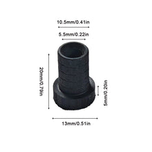 Load image into Gallery viewer, 1PC 13MM Pool Cue Front Ferrule Pad Black Phenolic Plastic Spacer for High-Tech Carbon Fiber Shafts Billiard Accessory