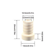 Load image into Gallery viewer, 1PC 13MM Pool Cue Ferrule Pad White Melamine Resin Spacer for High-Tech Carbon Fiber Shafts Billiard Accessory