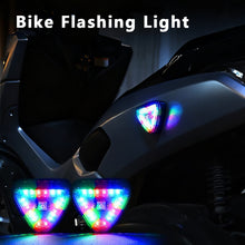 Load image into Gallery viewer, Wireless Navigation Light Solar and USB Charging Anti-Rear-End Warning LED Strobe Light For Electric Motorcycles Hook-and-Loop or Magnetic Fixed