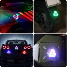 Load image into Gallery viewer, Wireless Navigation Light Solar and USB Charging Anti-Rear-End Warning LED Strobe Light For Electric Motorcycles Hook-and-Loop or Magnetic Fixed