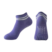 Load image into Gallery viewer, 1Pair Professional Yoga Socks with Non-Slip Silicone Dots Moisture-Wicking Dance Pilates Cotton Socks Home Floor Socks