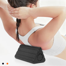 Load image into Gallery viewer, 2-in-1 Triangle Yoga Block High-Density Back Support Equipment Muscle Relaxation Roller Dance Training Aid
