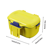 Load image into Gallery viewer, Multifunctional Live Bait Storage Box with Snap Lock Double-Layer Breathable Moisture-Retaining Box for Red Worms Earthworms Fishing Accessory