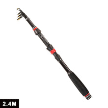 Load image into Gallery viewer, 1.8-3.0M Portable Telescopic Carbon Fiber Sea Fishing Rod Ultra Hard Action Casting Rod Fishing Supplies
