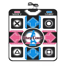 Load image into Gallery viewer, USB Wired Non-Slip Dance Mats Dancing Game Step Pad HD Foot Print Fitness Dancer Blanket for PC Dance Pad Indoor Gaming Pad
