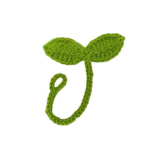 Load image into Gallery viewer, 1-Piece Hand-Knitted Crochet Leaf Bud Versatile Crochet Accessories and DIY Craft Cotton Yarn Ideal Corner Bookmarks