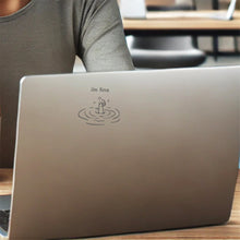 Load image into Gallery viewer, 3Pcs Personality Im Fine Slogan Waterproof Wear Resistant Crystal No Trace Stick Universal Laptop Car Decorative Transfer Sticker