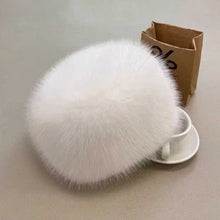Load image into Gallery viewer, New Fluffy Fur Women's Winter Hat Winter Snow Ski Cap Female Faux Fur Thick Warm Windproof Hat Russian Hat Mink Fisherman's Hat