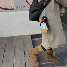 Load image into Gallery viewer, Cute Sling Rope Penguin Pendant Keychain Plush Doll Creative Funny Backpack Pendant Interior Decoration Small Gift