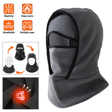 Load image into Gallery viewer, Thermal Balaclava with Integrated Neck Warmer Multi-function Ski Face Cover Snood Hood Balaclava Hat for Winter Sports Outdoor Cold Weather Protection