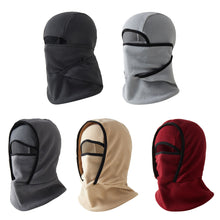 Load image into Gallery viewer, Thermal Balaclava with Integrated Neck Warmer Multi-function Ski Face Cover Snood Hood Balaclava Hat for Winter Sports Outdoor Cold Weather Protection