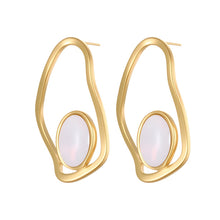 Load image into Gallery viewer, Fashion Light Luxury High-End Earrings Hollowed-Out Irregular Earrings Geometric Earrings Ear Stud Accessories Gift For Women