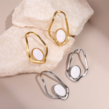 Load image into Gallery viewer, Fashion Light Luxury High-End Earrings Hollowed-Out Irregular Earrings Geometric Earrings Ear Stud Accessories Gift For Women
