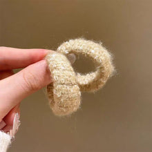 Load image into Gallery viewer, Woolen Knitted Earrings Sweet Red Earrings Autumn Winter Hoop Earrings Female Ear Accessories New Year Accessories Gift Women