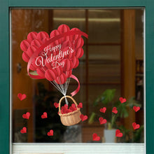 Load image into Gallery viewer, 3D Heart Shaped Wall Stickers Home Shop Restaurant Window Stickers Valentine's Day Decorations Festive Party Atmosphere Decoration