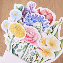 Load image into Gallery viewer, 2026 New Year Fashion Flower Calendar Wooden Platform Calendar Notepad Memo Creative Calendar Festival Gift