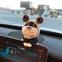 Load image into Gallery viewer, Car Center Console Dashboard Navigator Screen Decoration Cute Dog Ornaments Auto Interior Accessories For Computer Display
