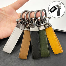 Load image into Gallery viewer, Suede Webbing Strap Keychain Durable Key Strap Muti-Pendant Key Holder Keyfob Auto Keychain For Car Key Ring