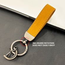 Load image into Gallery viewer, Suede Webbing Strap Keychain Durable Key Strap Muti-Pendant Key Holder Keyfob Auto Keychain For Car Key Ring